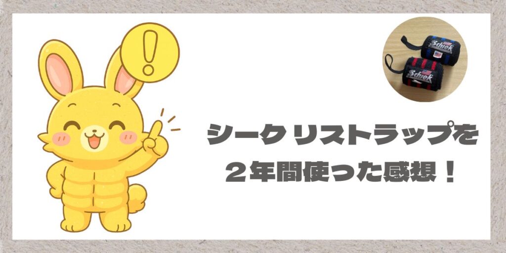 シーク リストラップとマッチョうさぎ