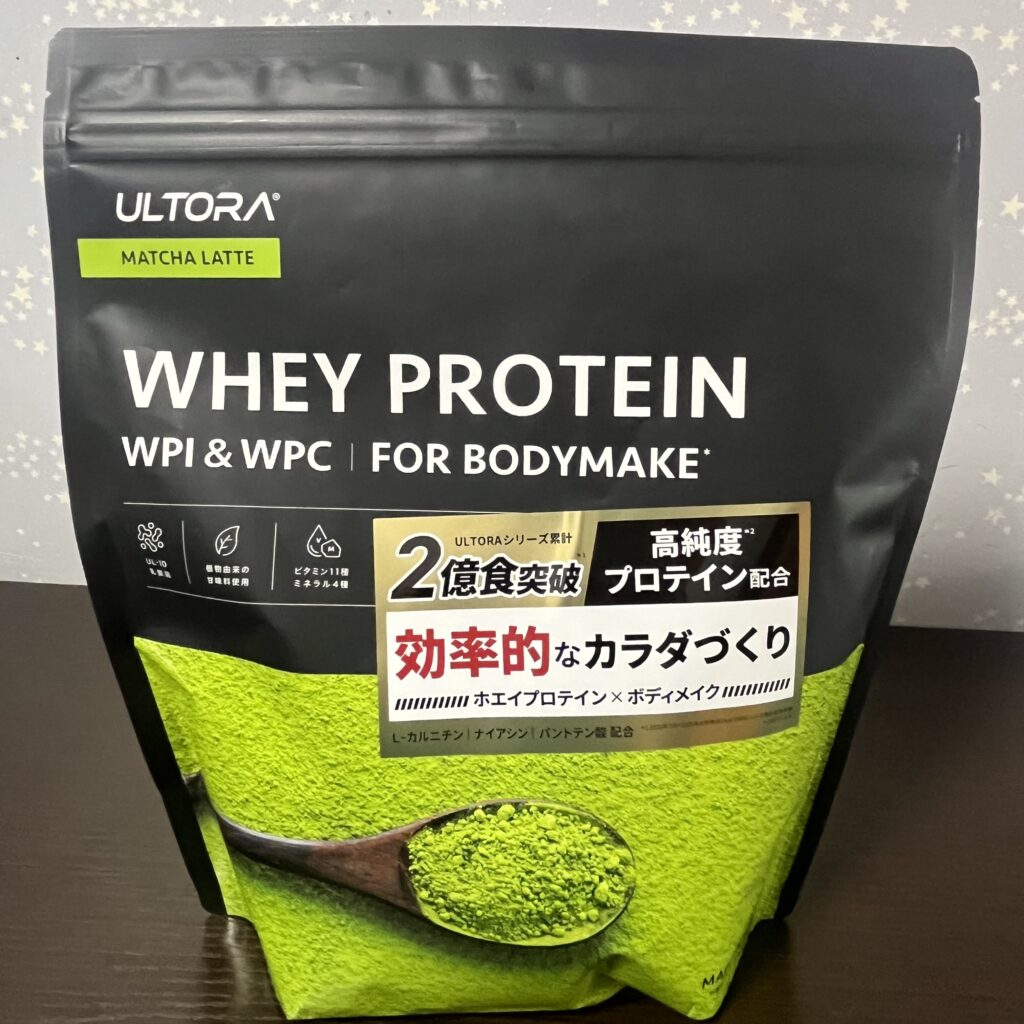 ウルトラの抹茶ラテ風味パッケージの写真